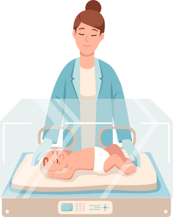 Newborn Infant in the Hospital